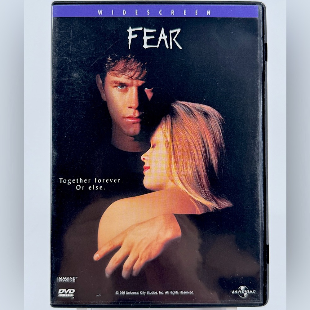 Fear on DVD. Starring Mark Wahlberg, Reese Witherspoon and Alyssa Milano